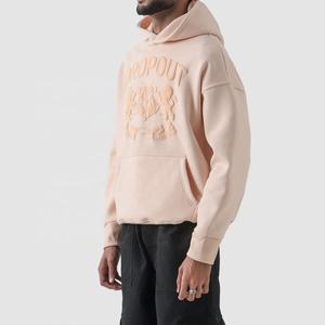 OEM Luxe Lourd Tendance Arrivée de Haute Qualité Premium Personnalisé Nouvelle Mode Imprimé Hiver Hommes Pullover Hoodies avec Poche - Product Image 5
