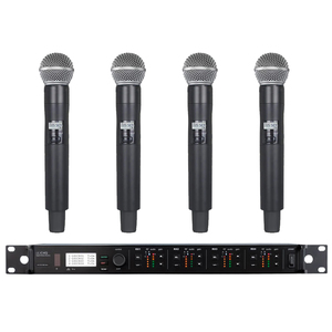 <span class=keywords><strong>Micrófono</strong></span> <span class=keywords><strong>Inalámbrico</strong></span> UHF Profesional ULXD4Q de Doble Canal BETA58A SM 58 Ksm8/9, <span class=keywords><strong>Micrófono</strong></span> de Mano y de Solapa para Iglesia - Product Image 2