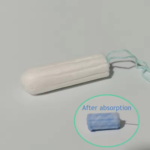 Tampons numériques en coton biologique hypoallergénique, emballés individuellement dans du papier, écologiques, de qualité médicale, pour femmes à peau sensible - Product Image 2