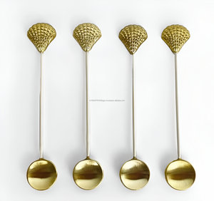 ชุดช้อนมือจับทรงเปลือกหอยทำจากโลหะคุณภาพสูงทันสมัย - Product Image 6