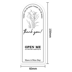 Beautiful Floral Decor <b>Gift</b> Tag Stickers Multipurpose Decorative <b>Labels</b> For Retail Small Business <b>Gift</b> Box Package Decoration - Product Image 6