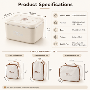 Lonchera Rectangular de Plástico, de un Solo Compartimento, Portátil, a Prueba de Fugas, Libre de BPA, Tamaño M 1-3L, Estilo Simple - Product Image 3