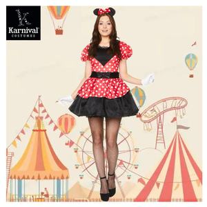 ODM Mujeres Fiesta Carnaval Rendimiento Cosplay Disfraz Venta al por mayor Miss Mouse Vestido XS a 2XL Anime Inspirado Traje familiar - Product Image 1