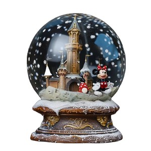 Globo de Nieve de <span class=keywords><strong>Mickey</strong></span> Mouse, Popular como Recuerdo, Regalo de Navidad, Adorno de Escritorio - Product Image 3