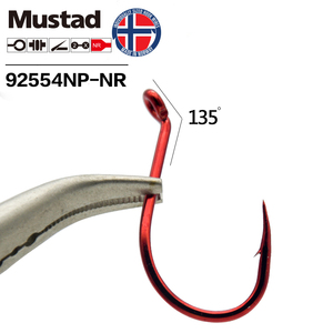 Mustad Lớn Màu Đỏ 2X Tự Tử Thép Carbon Cao Ultrapoint Câu Cá Móc 6 #-8/0 Tam Giác Điểm Bù Đắp 92554np-Nr - Product Image 5
