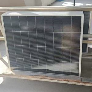 Малогабаритная монокристаллическая солнечная панель 12В 5-200Вт 24В, стеклянная, с половинными ячейками, высокоэффективная, полностью черная, для освещения - Product Image 6