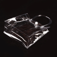 Sac Shopping PVC Pas Cher Personnalisé LOGO, Sac à Main Promotionnel Transparent en Plastique, Sac Cadeau PVC Clair