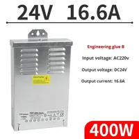 Projecteur LED extérieur étanche avec transformateur intégré 24V >500W, alimentation à courant constant pour signalétique