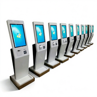 Terminal tactile vertical Yingtouch pour la gestion des files d'attente en libre-service, pour hôpitaux et administrations, montage sur pied/sur sol