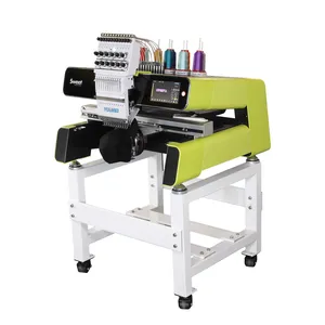 Mini multifunction pearl sinsim stitching swf tang tajima brand single head embroidery machine computerized for hand bag