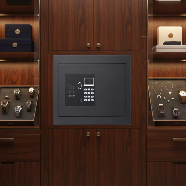 Newly Designed Intelligent Password Safe 4 AA Batteries Secure Durable Steel-made Electronic Safe Box