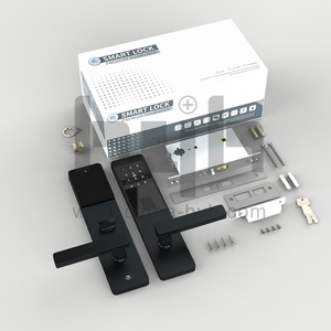 هية مقبض الرقمية بدون مفتاح الدخول الجبهة الإلكترونية الذكية جديد قفل الباب مع كلمة السر الرقمية دخول الباب الرئيسي قفل ذكي مجموعة - Product Image 3