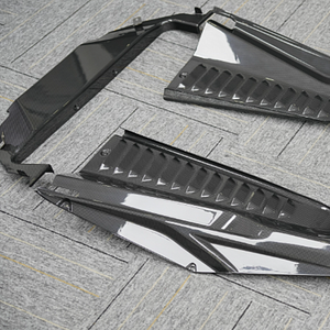 Glanzende Droge Koolstofvezel Motorkap Kit Voor Ferrari 458 2009-2015 Upgrade - Product Image 6
