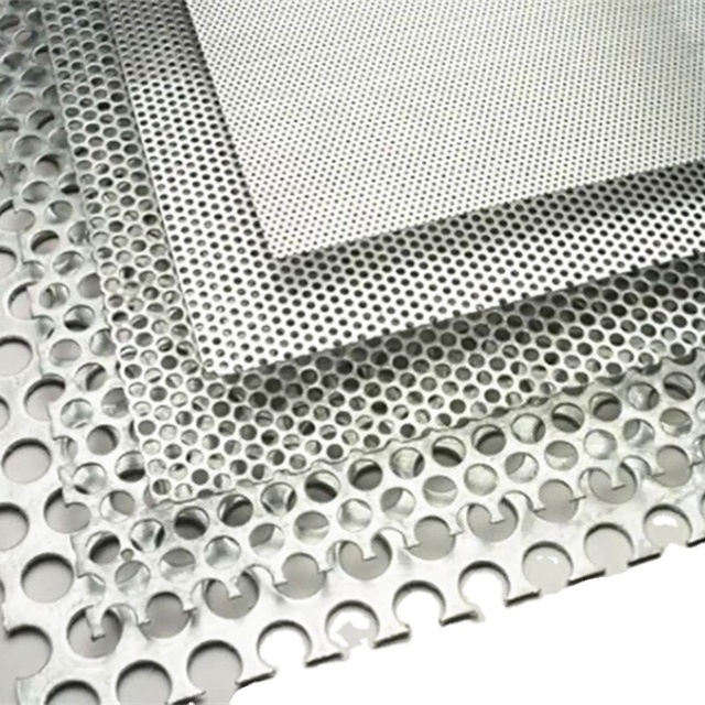 Stainless Steel Perforated Metal Mesh Speaker Grille with Small Holes Galvanized Finish for Screen Construction Applications