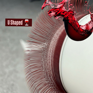 ขนตาปลอมรูปตัวยู สีแดงเบอร์กันดี <span class=keywords><strong>UYY</strong></span> U3D U4D U5D เส้นใยเทคโนโลยีคุณภาพสูง ธรรมชาติ ระดับมืออาชีพ เพิ่มวอลลุ่ม - Product Image 2