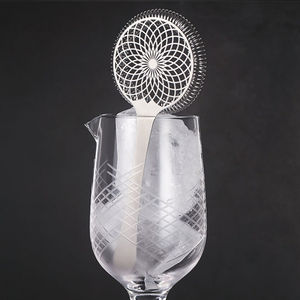 批发定制酒吧配件工具鸡尾酒过滤器不锈钢过滤器酒吧工具调酒师长柄 - Product Image 5