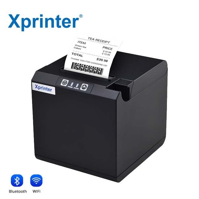 Xprinter XP-58IIK 58mm Thermal Printer Support QR CODE USB POS Desktop Receipt Printer for Small Business