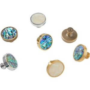 Doğal kabukları kabine çekmece kolları pirinç mobilya Dresser mutfak donanım dolap otel için Abalone kabuk tasarımı çeker - Product Image 5