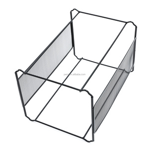 Riviste e giornali da ufficio all'ingrosso grande Rack FC rimovibile grande capacità di stoccaggio cestino Desktop in rete metallica Rack - Product Image 1