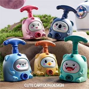 Nouveau lanceur de ballons en latex à pression manuelle en forme d'animal de dessin animé, jouet de voiture aérodynamique, cadeau d'Halloween et de Noël pour enfants - Product Image 4