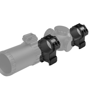 Anneaux de montage en aluminium BANGBANG 20 mm, base de montage à triple rangée de vis, hauteur centrale de 1,4 po pour sports de plein air (noir) - Product Image 4