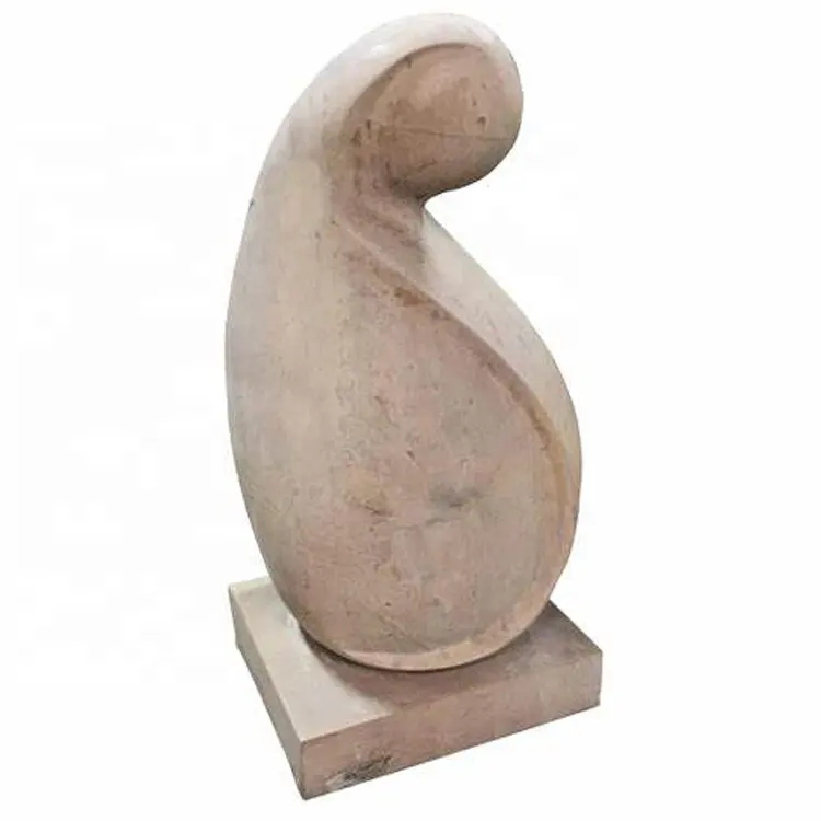 Quyang石像大理石抽象彫刻工芸品
