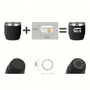 Stainless Steel Vacuum Insulated 4oz 6oz 8oz Mini Tumbler Shot Glass Coffee <b>Espresso</b> Tumbler <b>Cup</b> Small Coffee Mug Magslider Lids - Product Image 5