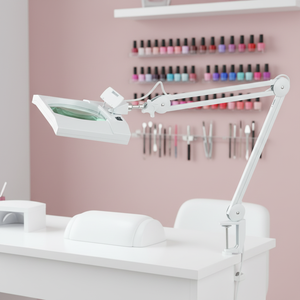 Professional Loupes Working <b>Large</b> Magnifying Glass Lens Led <b>Desk</b> Lamp Loup Table Light - Product Image 3
