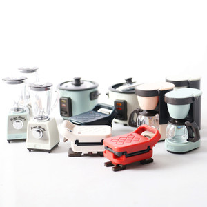 Ensemble d'appareils de cuisine miniatures, four miniature, mixeur, cafetière, jouets en plastique pour loisirs créatifs - Product Image 2