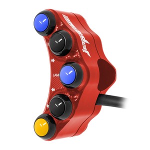 Interruttore Manubrio Sinistro per Ducati 749/R/S (Rosso) - Product Image 2