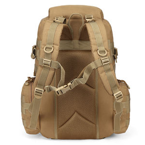 गुंगझोउ पुरुषों के आकस्मिक खेल डफेल जिम यात्रा बैग काले जलरोधी सामरिक बैकपैक के साथ जिपर बंद - Product Image 6