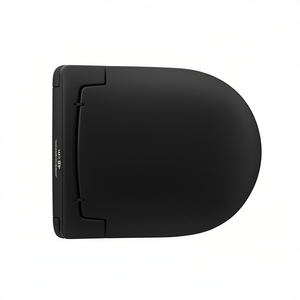 Siège de toilette Greta noir mat, longueur 48 cm, fonction de fermeture douce - Product Image 3