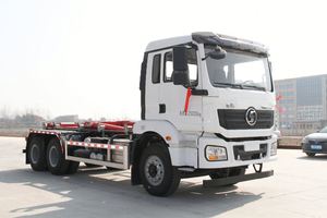 รถบรรทุกขยะแบบตะขอเกี่ยว SHACMAN M3000 L3000 X3000 6X4 พร้อมกำลังดึง 30 ตัน สำหรับใช้งานในครัวเรือน งานสุขาภิบาล และงานก่อสร้าง - Product Image 3