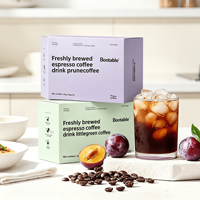 LUMIFLORA Concentré d'Espresso Fraîchement Extrait, Liquide Infusé à Froid, Saveur Prune et Café Noir, Zéro Matière Grasse, Boîte Américaine 100g