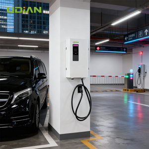 เครื่องชาร์จรถยนต์ไฟฟ้าแบบติดผนัง 20kW NACS DC สำหรับการชาร์จในเมือง พร้อมดีไซน์ที่เข้ากันได้กับเทสลา - Product Image 3