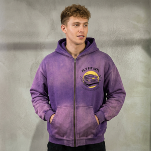Sudadera con Capucha Unisex Personalizada Fly Fit, Diferentes Colores, Felpa, 100% Algodón, Corte Holgado, Bolsillo Frontal con Logotipo, Estilo Casual - Product Image 2
