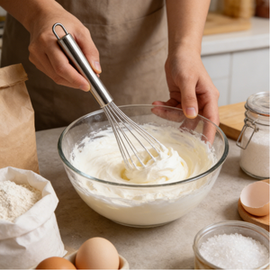 <span class=keywords><strong>Fouet</strong></span> à œufs en acier inoxydable - Outil de mélange de <span class=keywords><strong>cuisine</strong></span> durable pour la pâtisserie, le fouettage de la crème, des œufs et la <span class=keywords><strong>cuisine</strong></span> - Product Image 3