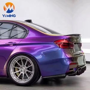 Hot Bán 1.52*18 Meter Tím Vàng Tắc Kè Hoa Cam 5 Màu Sắc Pet Siêu Bóng Tắc Kè Hoa Tự Động Sơn Xe Bọc Phim - Product Image 4