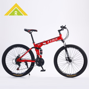 Vélo de montagne pliable FIREBIKER 29 pouces avec fourche à suspension et système de vitesses pour adultes, hommes et femmes - Product Image 1