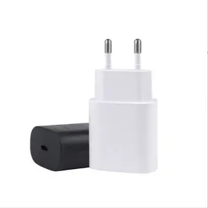 EP-TA800 Type C charger block 25W adapter EU wall plug USB-C Super fast EU charger for Samsung galaxy S24 S23 S21 S20 S22 Ultra