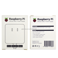 Raspberry Pi 5 Kit 4 Pièces avec 8 Go de RAM, Carte de Développement, Boîtier Arrière, Accessoires, Refroidisseur Actif et Alimentation pour Pi5