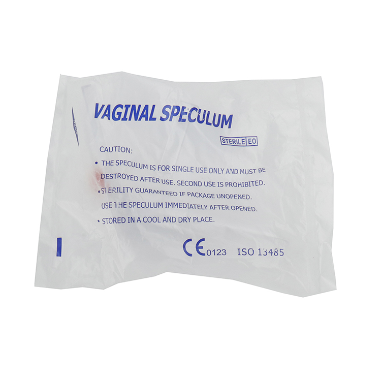 Especulo vaginal desechable médico de ginecología Ce e Iso con tornillo lateral de plástico