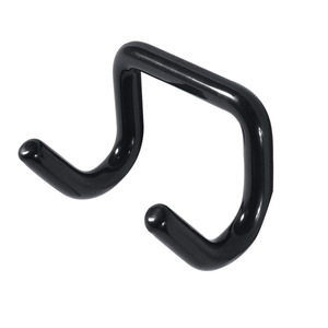 Crochets d'assistance pour haltérophilie, sangles de levage en caoutchouc noir pour entraînement de fitness en salle de sport, équipement unisexe YQ-16655 - Product Image 2