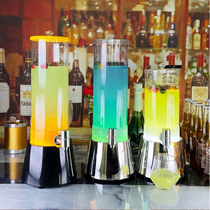 Bar Nightclubs KTV Party Restaurant <b>LED</b> Light Tower Beer Serving Pitcher Cool Beer <b>Tube</b> Dispenser Stainless Halloween Christmas - Product Image 3
