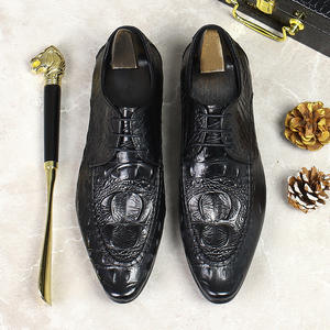 Zapatos Oxford Formales de Negocios para Hombre, de Cuero Genuino, Modelo 2025, con Suela Gruesa Cuadrada, Aumentan la Altura, con Cordones, Antideslizantes, Evergreen - Product Image 2