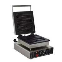 Nouveau modèle professionnel de machine à gaufres et à gâteaux en forme de sapin de Noël électrique, en acier inoxydable, portable, pour snacks