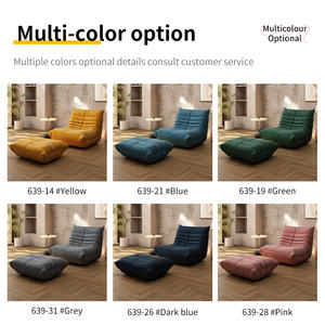 Diseño moderno de gran tamaño nube acento silla tela tapizada espuma llena redonda sin brazos ocio Oficina Villa Living - Product Image 6