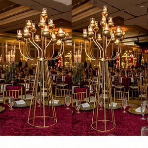 Trending Modern Wedding Decor Metal Candle Holder Stand with 16 Arms Customizable Color & Size Wholesale - Product Image 1