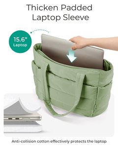 Bolsa de Compras Ligera con Compartimentos, Bolso de Hombro, Bolso de Mano para Viajes, Trabajo, Gimnasio - Product Image 2