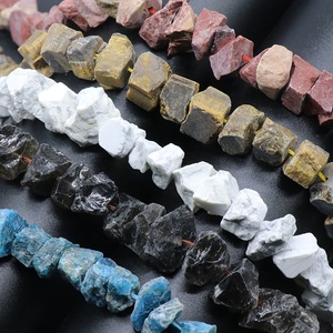 Accesorios de Cuentas Sueltas Irregulares de Lana Perforada de Piedra Natural para DIY, Transfronterizos Europa Estados Unidos - Product Image 4